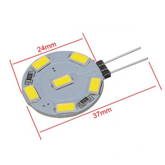 260Lm 1.6W 12SMD G4 Warm Pure White 6000K Car Yacht Display LED Light 260Lm 1.6W 12SMD G4 Warm Pure White 6000K Car Yacht Display LED Light