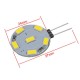 260Lm 1.6W 12SMD G4 Warm Pure White 6000K Car Yacht Display LED Light 260Lm 1.6W 12SMD G4 Warm Pure White 6000K Car Yacht Display LED Light