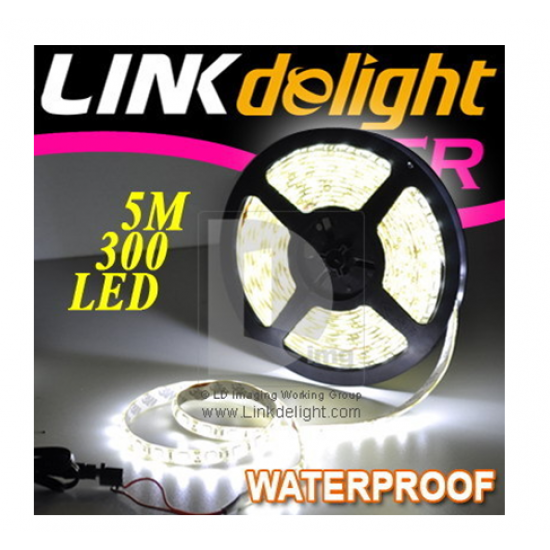 300 LED Super Bright 5050 SMD Waterproof White Flexible Strip 5M 12V 300 LED Super Bright 5050 SMD Waterproof White Flexible Strip 5M 12V