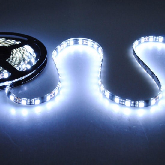 300 LED Super Bright 5050 SMD Waterproof White Flexible Strip 5M 12V