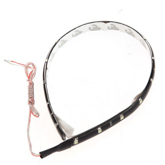 30cm 15 SMD LED Flexible Strip Light Car Van 12V New 30cm 15 SMD LED Flexible Strip Light Car Van 12V New