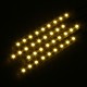 4 In 1 36 LED Car Atmosphere Lights Interior Strip Lamp Cigarette Lighter Plug