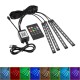 4Pcs 9LED RGB Car Floor Strip Lights Interior Atmosphere USB Charger Decor Lamp 4Pcs 9LED RGB Car Floor Strip Lights Interior Atmosphere USB Charger Decor Lamp