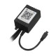 4Pcs 9LED RGB Car Floor Strip Lights Interior Atmosphere USB Charger Decor Lamp