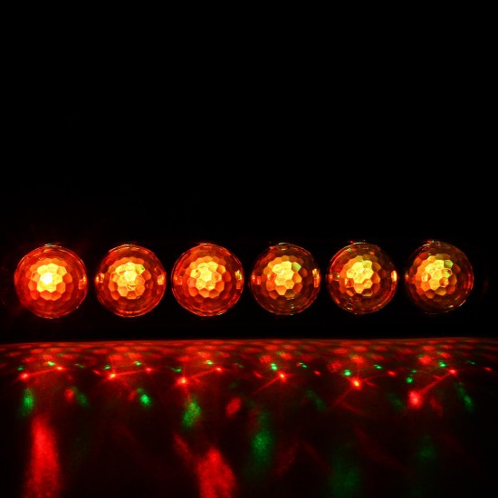4Pcs Car Interior Colorful 24LED Atmosphere Ambient Starry Lamps Car Foot Emergency Lights USB Voice Remote Control 12V