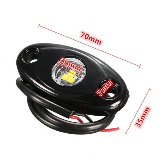 4pcs 9W LED Light Chassis Lights Ship Deck Lamp For JEEP Off Road SUV Boat Car Truck 4pcs 9W LED Light Chassis Lights Ship Deck Lamp For JEEP Off Road SUV Boat Car Truck