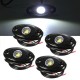 4pcs 9W LED Light Chassis Lights Ship Deck Lamp For JEEP Off Road SUV Boat Car Truck