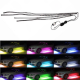 4pcs APP Voice Wireless Control LED Interior Car Decoration Neon Strip Light 4pcs APP Voice Wireless Control LED Interior Car Decoration Neon Strip Light
