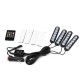 4pcs Car Interior Colorful 24 LED Atmosphere Ambient Starry Decoration Lamps Car Foot Lights 12V 6W 4pcs Car Interior Colorful 24 LED Atmosphere Ambient Starry Decoration Lamps Car Foot Lights 12V 6W