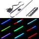 56cm RGB LED Light Strip Car Under Hood Scanner Knight Rider Strobe Lamp with Remote Controller