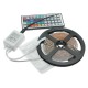 5M 300LED RGB 3528 LED Light Strip+44 Key IR Remote Controller 12V 2A