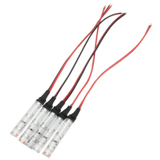 5pcs IP65 DC12V 3528 SMD Red Green Blue White 3LED Strip Lights 5pcs IP65 DC12V 3528 SMD Red Green Blue White 3LED Strip Lights