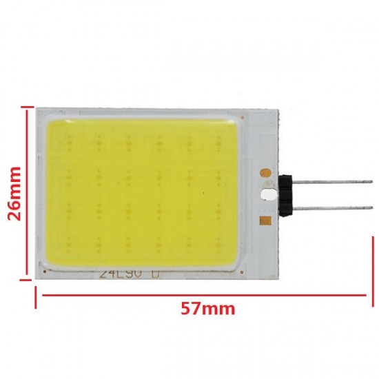 80Lm 6500K 24SMD LED G4 1W Pure White Decoration lighting for Car Yacht Boat Home