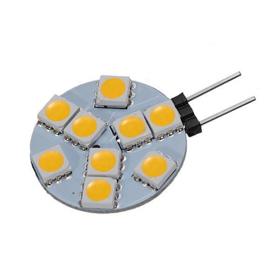 80Lm G4 9SMD 5050 1.2W Pure White Decoration Atmosphere Lamp LED