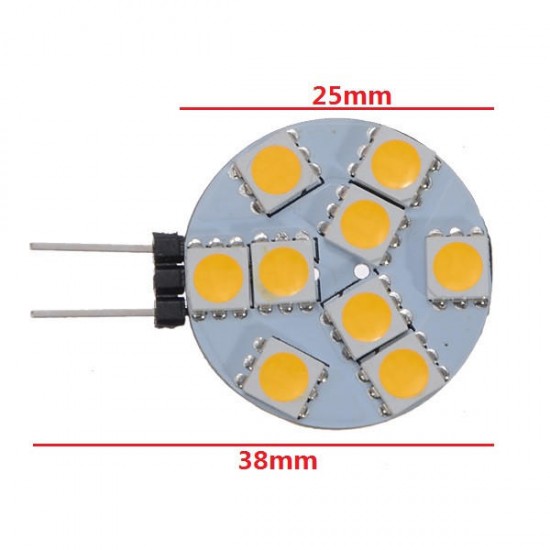 80Lm G4 9SMD 5050 1.2W Pure White Decoration Atmosphere Lamp LED