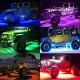 8PCS 12V USB RGB LED Car Atmosphere Lights Interior Decoration Lamp Phone bluetooth APP Control 8PCS 12V USB RGB LED Car Atmosphere Lights Interior Decoration Lamp Phone bluetooth APP Control