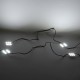 8Pcs 60cm LED Truck Bed Decoration Dome Light DC 12V White Waterproof IP65 for Work Box Truck