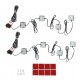 8Pcs 60cm LED Truck Bed Decoration Dome Light DC 12V White Waterproof IP65 for Work Box Truck 8Pcs 60cm LED Truck Bed Decoration Dome Light DC 12V White Waterproof IP65 for Work Box Truck