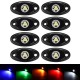 8Pcs LED Deck Bottom Lights Atmosphere Decoration Lamps Offroad Car Truck Boat Camper SUV 6000K Waterproof 8Pcs LED Deck Bottom Lights Atmosphere Decoration Lamps Offroad Car Truck Boat Camper SUV 6000K Waterproof