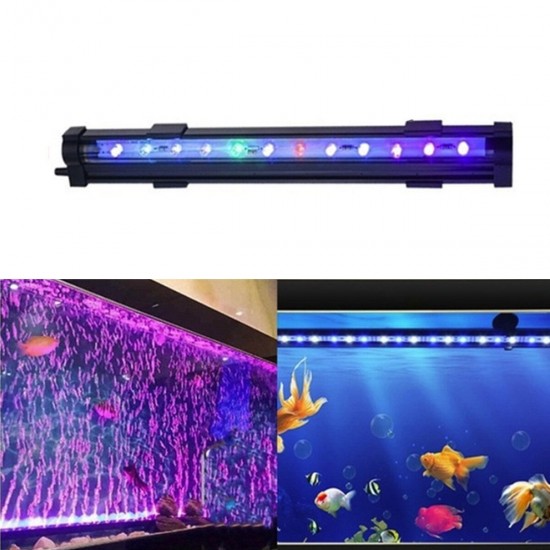 Aquarium Multicolor Fish Tank LED Lights Underwater Waterproof Lamp