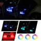 Car 4-In-1 Car LED Decoration Atmosphere Lights Colorful Sound-activated Interior Lamp Support Mobile APP Control