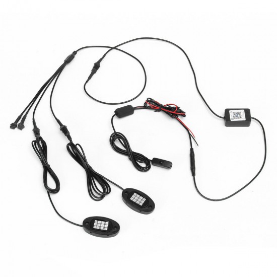 Car LED Interior Decoration Lights Floor Atmosphere Light Strip Phone App Control Colorful RGB Car LED Interior Decoration Lights Floor Atmosphere Light Strip Phone App Control Colorful RGB