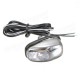 Chrome LED Light Lamp Wind Shield Jet Spray Nozzle Wiper Washer Eyes Chrome LED Light Lamp Wind Shield Jet Spray Nozzle Wiper Washer Eyes