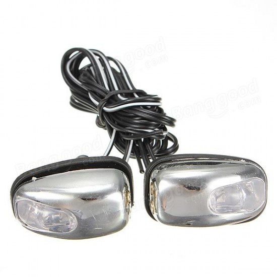 Chrome LED Light Lamp Wind Shield Jet Spray Nozzle Wiper Washer Eyes Chrome LED Light Lamp Wind Shield Jet Spray Nozzle Wiper Washer Eyes