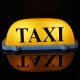 DC12V Car Taxi Cab Roof Top Sign Light Lamp Magnetic Yellow Large Size