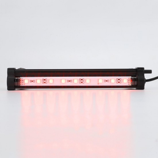 LED RGB Aquarium Light 18cm 16 Color RF Remote Control Waterproof Fish Tank Underwater Lamp