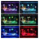 LED RGB Aquarium Light 28cm 16 Color RF Remote Control Waterproof Fish Tank Underwater Lamp