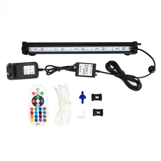 LED RGB Aquarium Light 28cm 16 Color RF Remote Control Waterproof Fish Tank Underwater Lamp LED RGB Aquarium Light 28cm 16 Color RF Remote Control Waterproof Fish Tank Underwater Lamp