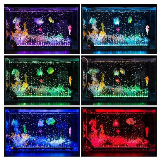 LED RGB Aquarium Light 48cm 16 Color RF Remote Control Waterproof Fish Tank Underwater Lamp LED RGB Aquarium Light 48cm 16 Color RF Remote Control Waterproof Fish Tank Underwater Lamp