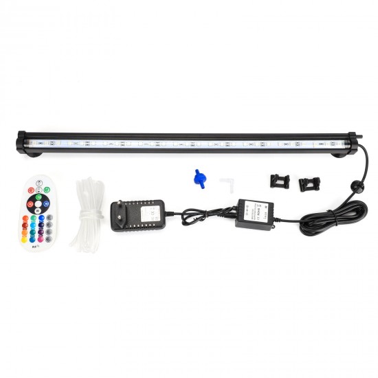 LED RGB Aquarium Light 48cm 16 Color RF Remote Control Waterproof Fish Tank Underwater Lamp LED RGB Aquarium Light 48cm 16 Color RF Remote Control Waterproof Fish Tank Underwater Lamp