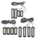 LED Car Atmosphere Lamp Kit Sound Control Interior Ambient Light Decoration LED Car Atmosphere Lamp Kit Sound Control Interior Ambient Light Decoration