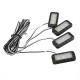 LED Car Atmosphere Lamp Kit Sound Control Interior Ambient Light Decoration LED Car Atmosphere Lamp Kit Sound Control Interior Ambient Light Decoration