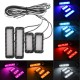 LED Car Atmosphere Lamp Kit Sound Control Interior Ambient Light Decoration LED Car Atmosphere Lamp Kit Sound Control Interior Ambient Light Decoration