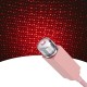 LED Car Interior Atmosphere Ceiling Night Star Lights Flexible Pipe Roof Decoration Lamp USB Port Pink