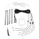 LED Car Interior Floor Lights Strip RGB 6M EL Optical Fiber Decoration Strip Light Lamp bluetooth App Control LED Car Interior Floor Lights Strip RGB 6M EL Optical Fiber Decoration Strip Light Lamp bluetooth App Control
