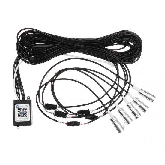 LED Car Interior Floor Lights Strip RGB 6M EL Optical Fiber Decoration Strip Light Lamp bluetooth App Control LED Car Interior Floor Lights Strip RGB 6M EL Optical Fiber Decoration Strip Light Lamp bluetooth App Control