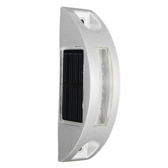 LED High-speed Reflective Spike Solar Powered Light Path Driveway Dock Ground Step Lamp IP68