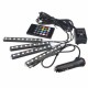 RGB LED Car Decoration Lights Interior Atmosphere Glow Sticker Strip Lights with Remote Control RGB LED Car Decoration Lights Interior Atmosphere Glow Sticker Strip Lights with Remote Control