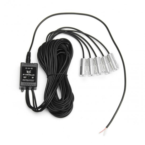 RGB LED Car Interior Atmosphere Lamp Optical Fiber Neon EL Strip Light Kit Phone APP Remote Control Sound Active RGB LED Car Interior Atmosphere Lamp Optical Fiber Neon EL Strip Light Kit Phone APP Remote Control Sound Active