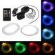 RGB LED Car Interior Atmosphere Lamp Optical Fiber Neon EL Strip Light Kit Phone APP Remote Control Sound Active