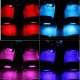 Remote Control Car RGB LED Interior Decorative Floor Lights Atmosphere Strip Lamp 4PCS