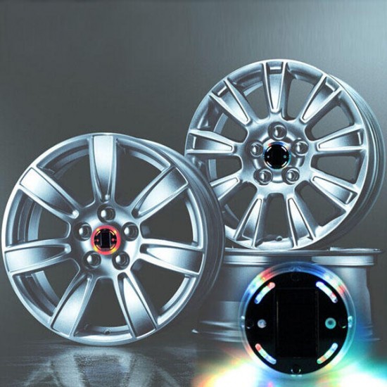 Solar Energy Car Wheel Light Colorful Car LED Wheel Solar Light Solar Energy Car Wheel Light Colorful Car LED Wheel Solar Light