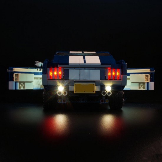 USB LED Light Kit For LEGO 10265 for Ford Mustang Model Toys Replacement