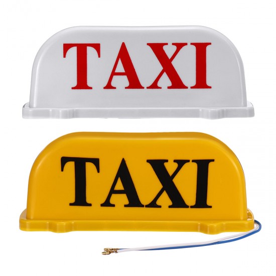 Universal 26cm TAXI Cab Sign Car Magnetic Lamp Roof Top Topper Light Waterproof Yellow Universal 26cm TAXI Cab Sign Car Magnetic Lamp Roof Top Topper Light Waterproof Yellow