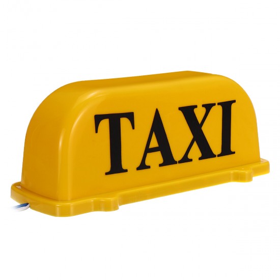 Universal 26cm TAXI Cab Sign Car Magnetic Lamp Roof Top Topper Light Waterproof Yellow Universal 26cm TAXI Cab Sign Car Magnetic Lamp Roof Top Topper Light Waterproof Yellow