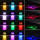 Universal 4Pcs bluetooth RGB LED Lights IP67 Waterproof Floor Am[w12V 14W 1120LM Phone APP Control